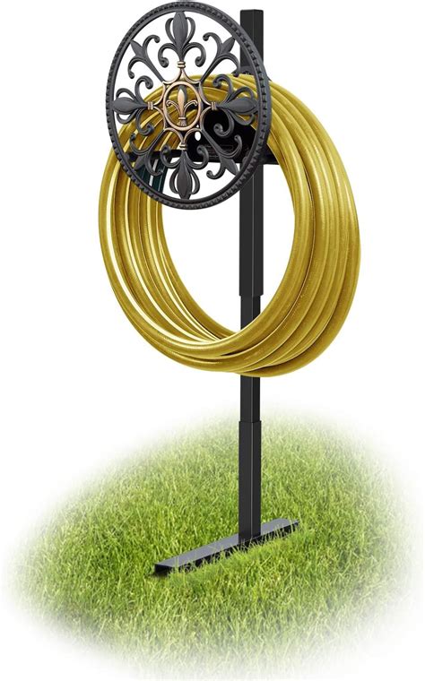 Amazon.com : GOFORWILD Garden Hose Holder, Decorative Hose Butler Sturdy Water Hose Rack ...