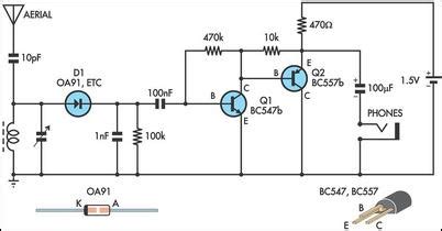 Simple AM Radio Receiver Circuit Diagram