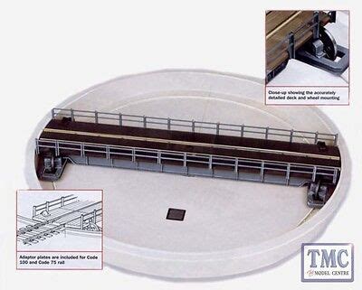 LK-55 OO/HO Scale Turntable Kit well type (deck length 305mm [12in ...