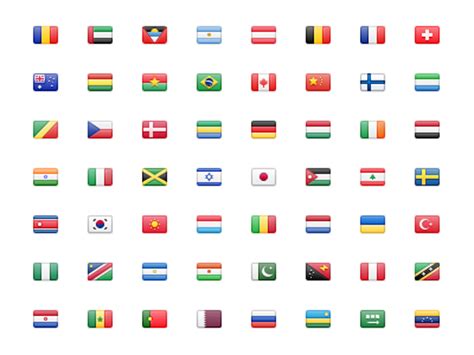 Stripe Flag Set by Benjamin De Cock for Stripe on Dribbble