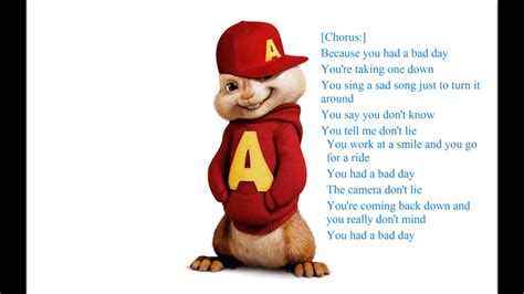 Ost. Alvin And The Chipmunks - Bad Day [Lyrics] - YouTube