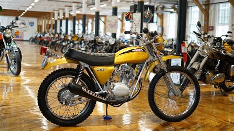 1971 Honda SL125 - Poppy Yellow - YouTube