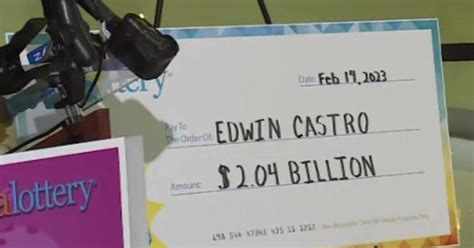 Edwin Castro announced as $2.04 billion Powerball jackpot winner - CBS ...