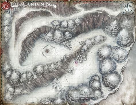 Mountain Peak 18x24 Battlemaps Fantasy Map Dnd World Map | Images and Photos finder