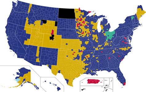 2016 Republican Presidential Primary Results by County – Brilliant Maps