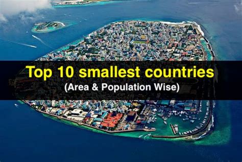 Smallest Countries in the World by Area & Population - Winspire Magazine