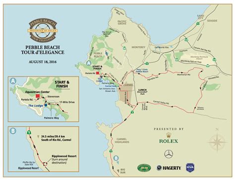 Pebble Beach Map | Beach Map