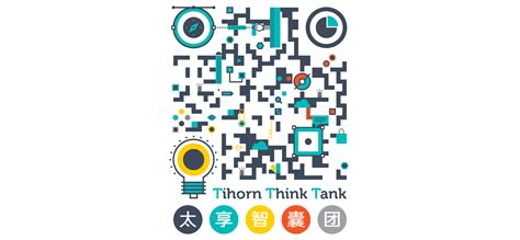 a qr code with an image of a light bulb on it and the words,'from think bank
