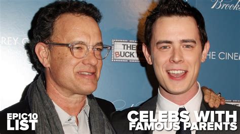 10 CELEBRITIES with FAMOUS PARENTS - YouTube