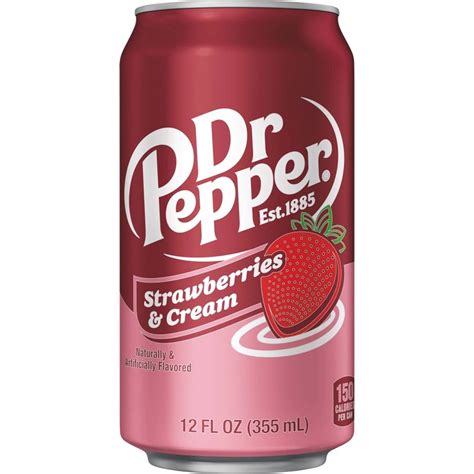 Acheter le Dr Pepper Cream Soda à la fraise - Brooklynfizz