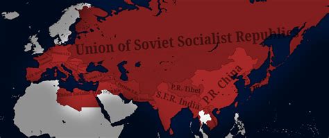 Soviet Domination of Eurasia in an Alternate Cold War : r/imaginarymaps