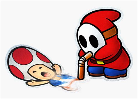 Paper Mario Color Splash Shy Guy, HD Png Download - kindpng