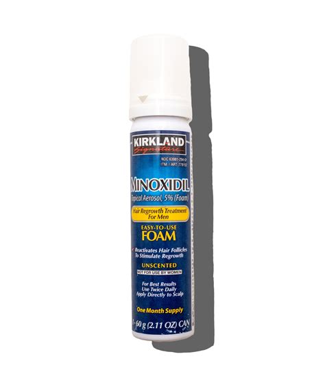 Buy Kirkland Minoxidil Foam 5% - 1 to 6 Month Supply Minoxidil World ...