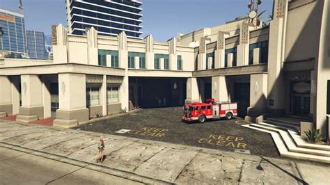 Where is the fire station on the GTA 5 map?