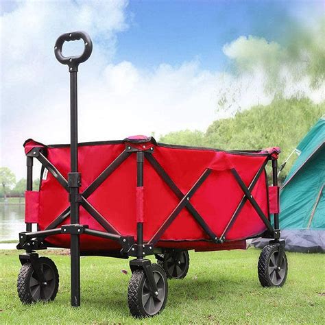 Buy Collapsible Folding Outdoor Utility Wagon,Portable Heavy Duty Folding Wagon With Wheels,All ...