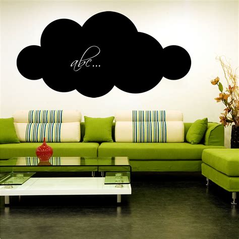 Wallstickers folies : Cloud - Chalkboard / Blackboard Wall Stickers