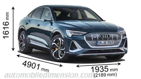 Audi e-tron Sportback dimensions, boot space and similars