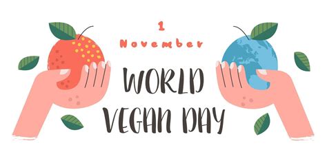 World vegan day. Vector illustration, poster. 4777382 Vector Art at Vecteezy