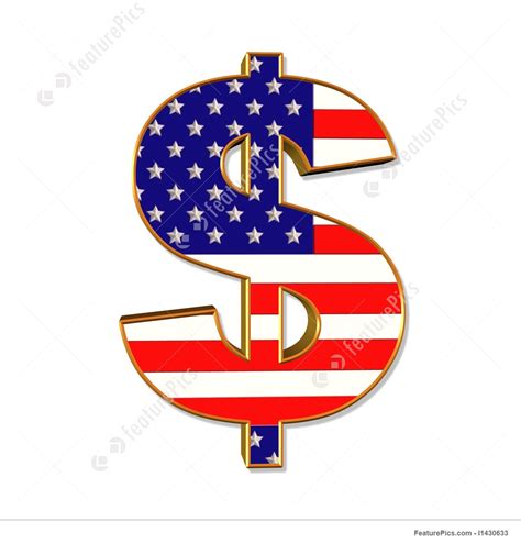 Illustration Of US Dollar Symbol