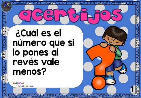 Acertijos fáciles de matemáticas para niños de primaria (1) - Imagenes ...