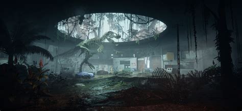 ArtStation - Abandoned Jurassic Park