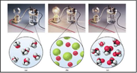 Electrolyte and Non Electrolyted Solution | Download Scientific Diagram