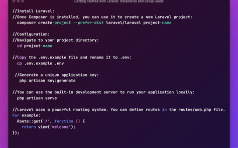 Getting Started with Laravel Code Installation and Setup Guide ...
