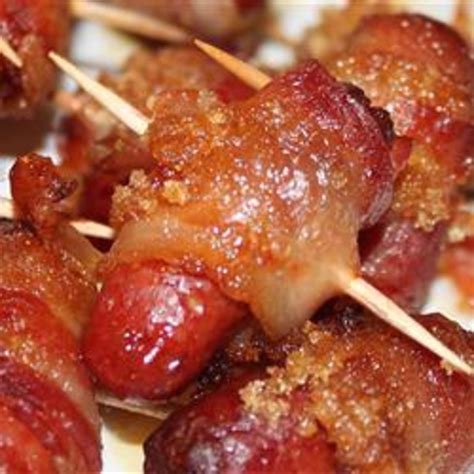 Bacon-Wrapped Cocktail Weenies