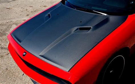 2008-2013 Dodge #Challenger Carbon Fiber #SRT Styled #Hood, 2008-2013 ...