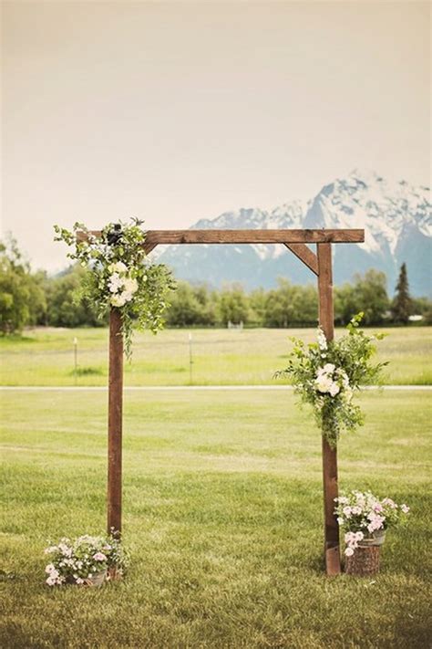 Diy Wood Wedding Arch - DIY wood triangle arch for the perfect wedding day ... : It removes the ...