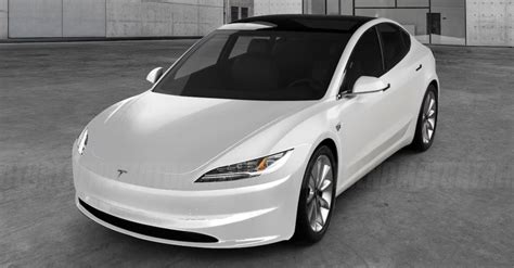 Tesla Model 3 Highland: nuovo frontale ecco il rendering - Elettrico - Automoto.it