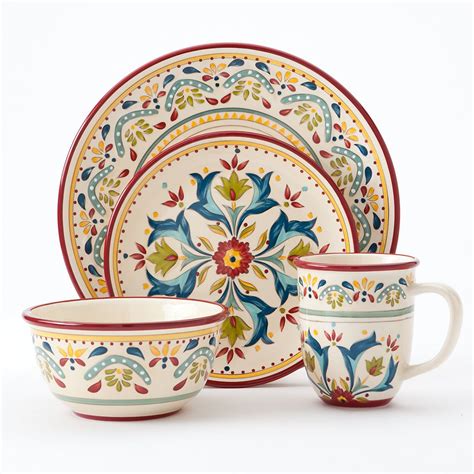 Bobby Flay™ Sevilla 4-pc. Place Setting | Kohls in 2021 | Dinnerware ...