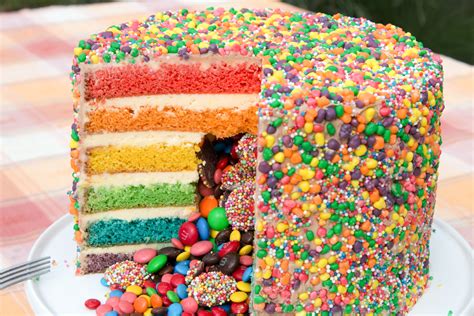 rainbow pinata cake recipe