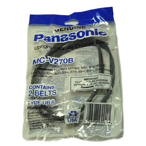 Panasonic Type UB-8 Vacuum Belts - Dixon's Vacuum and Sewing CenterDixon’s Vacuum and Sewing Center