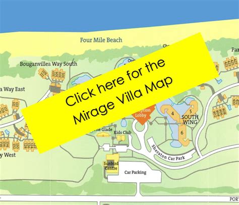 Mirage Villa Maps - Mirage Villas