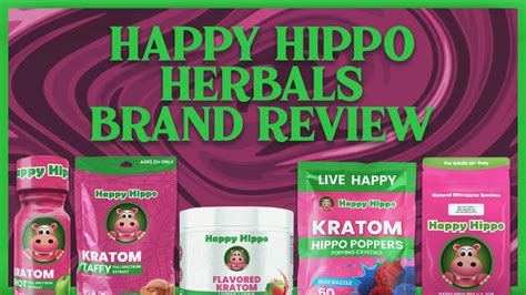 Happy Hippo Herbals Kratom Brand Review - Great CBD Shop