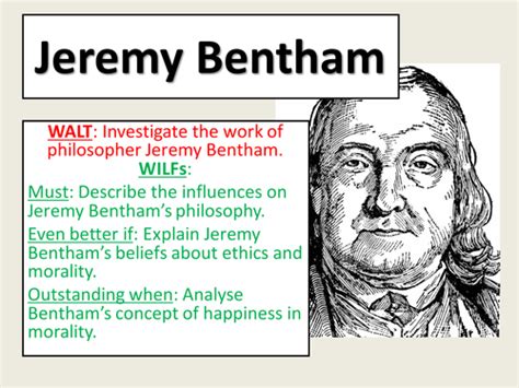 Jeremy Bentham's Utilitarianism | Teaching Resources