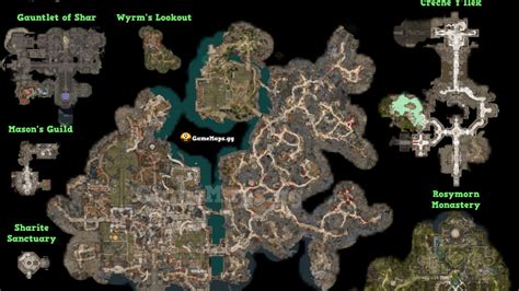Shadow-Cursed Lands Map Act 2 for Baldur's Gate 3 (BG3) - Game Maps