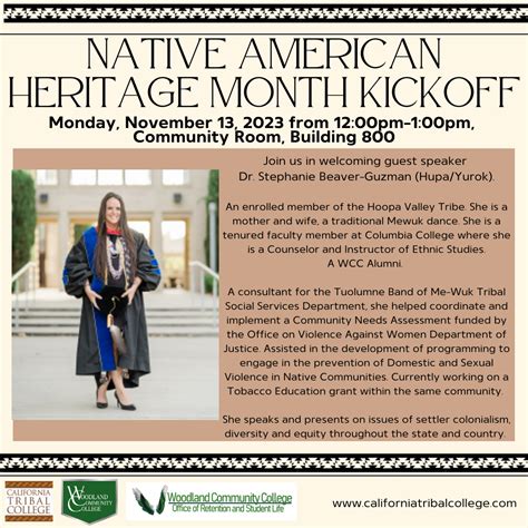 Native American Heritage Month Kickoff - Woodland Community College