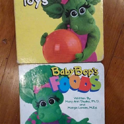 Barney Baby Bop's Hardboard Books, Hobbies & Toys, Books & Magazines, Children's Books on Carousell