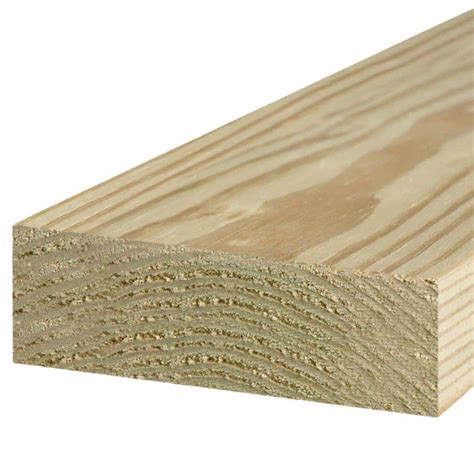 WeatherShield 2 in. x 6 in. x 8 ft. 1 Ground Contact Pressure-Treated Southern Yellow Pine ...