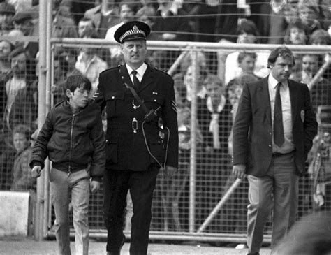 Crowd trouble at Tynecastle 1982 a