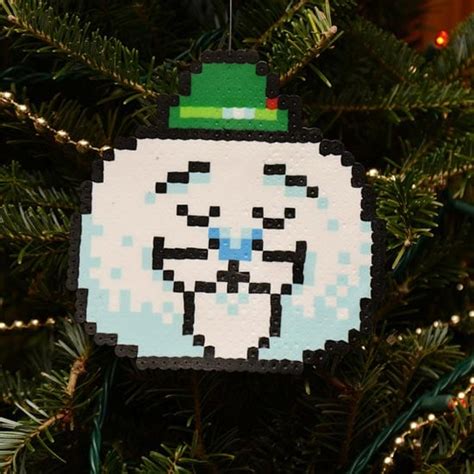 8 Bit Pixel Art Cute Christmas Ornaments / Tree Decorations for 2015