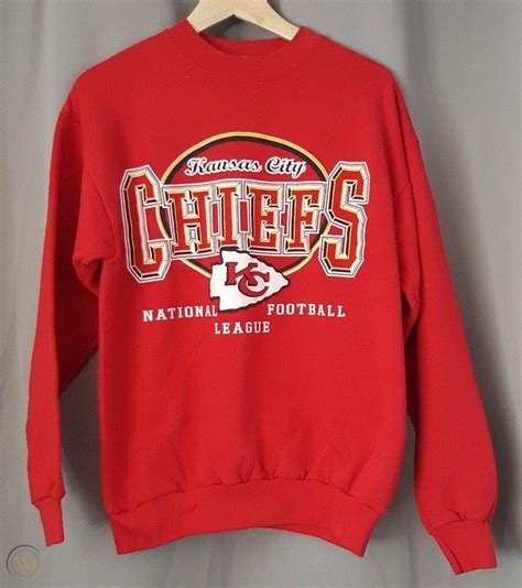 Vintage 1990s Kansas City Chiefs Crewneck Sweatshirt Logo 7 ...