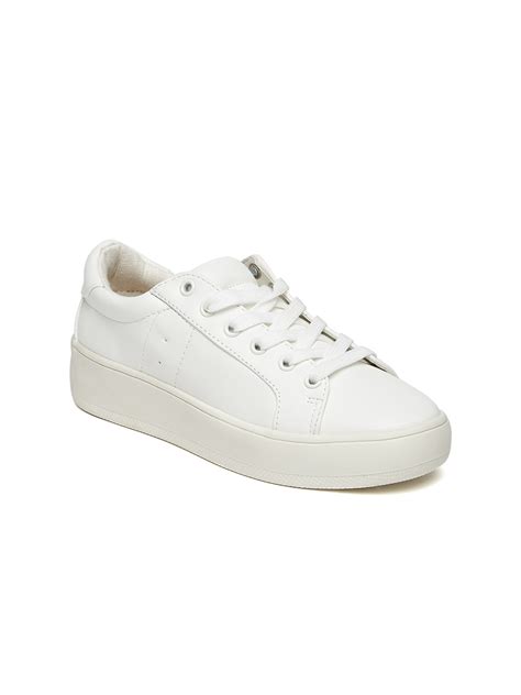 Buy Steve Madden Women White Sneakers - Casual Shoes for Women 2016959 | Myntra