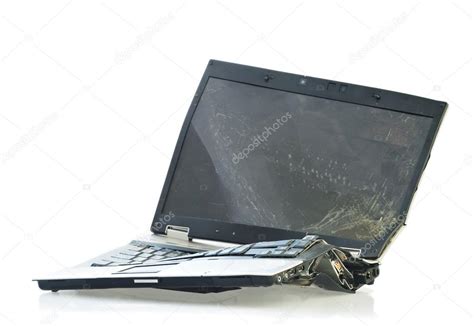 Broken laptop computer Stock Photo by ©epixx 61449997