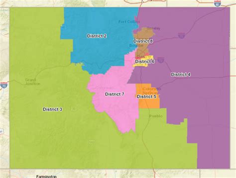 Approved Colorado congressional map preserve incumbent advantages