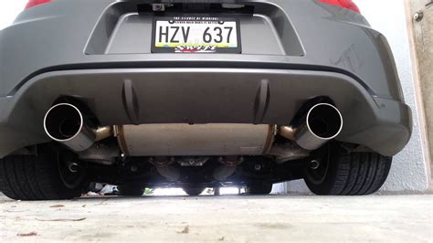 2012 Nissan 370z Nismo stock exhaust and resonated Test Pipe Sound - YouTube