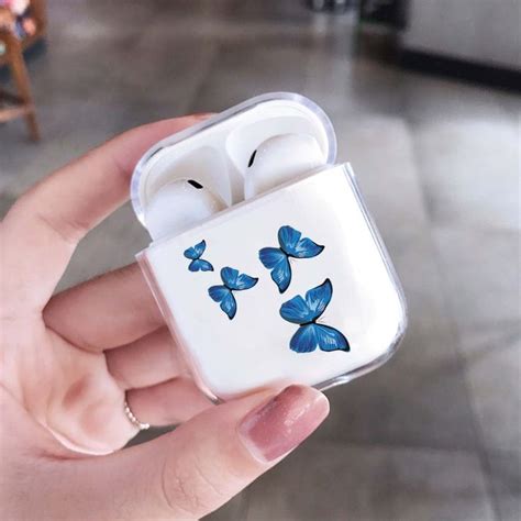 Butterfly AirPods Case Clear AirPod Pro Case Transparent | Etsy in 2020 ...