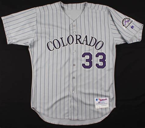 Larry Walker Game-Worn Colorado Rockies Jersey (100% Authentic LOA) | Pristine Auction